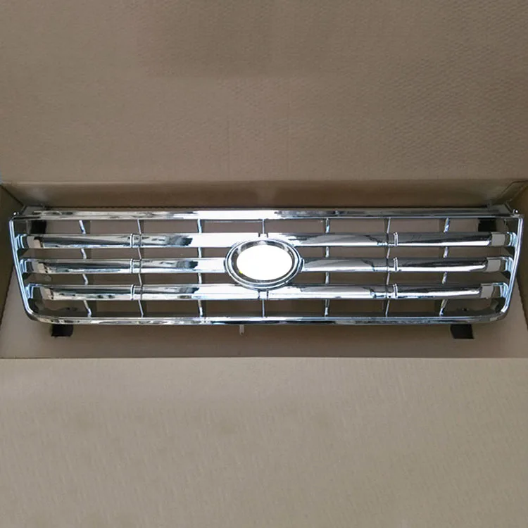 Автомобильный Стайлинг 1 шт. для Toyota Prado LC90 fj95 3400 2700 1996-2002 ABS хромированная решетка переднего бампера вентиляционная решетка отделка отверстий