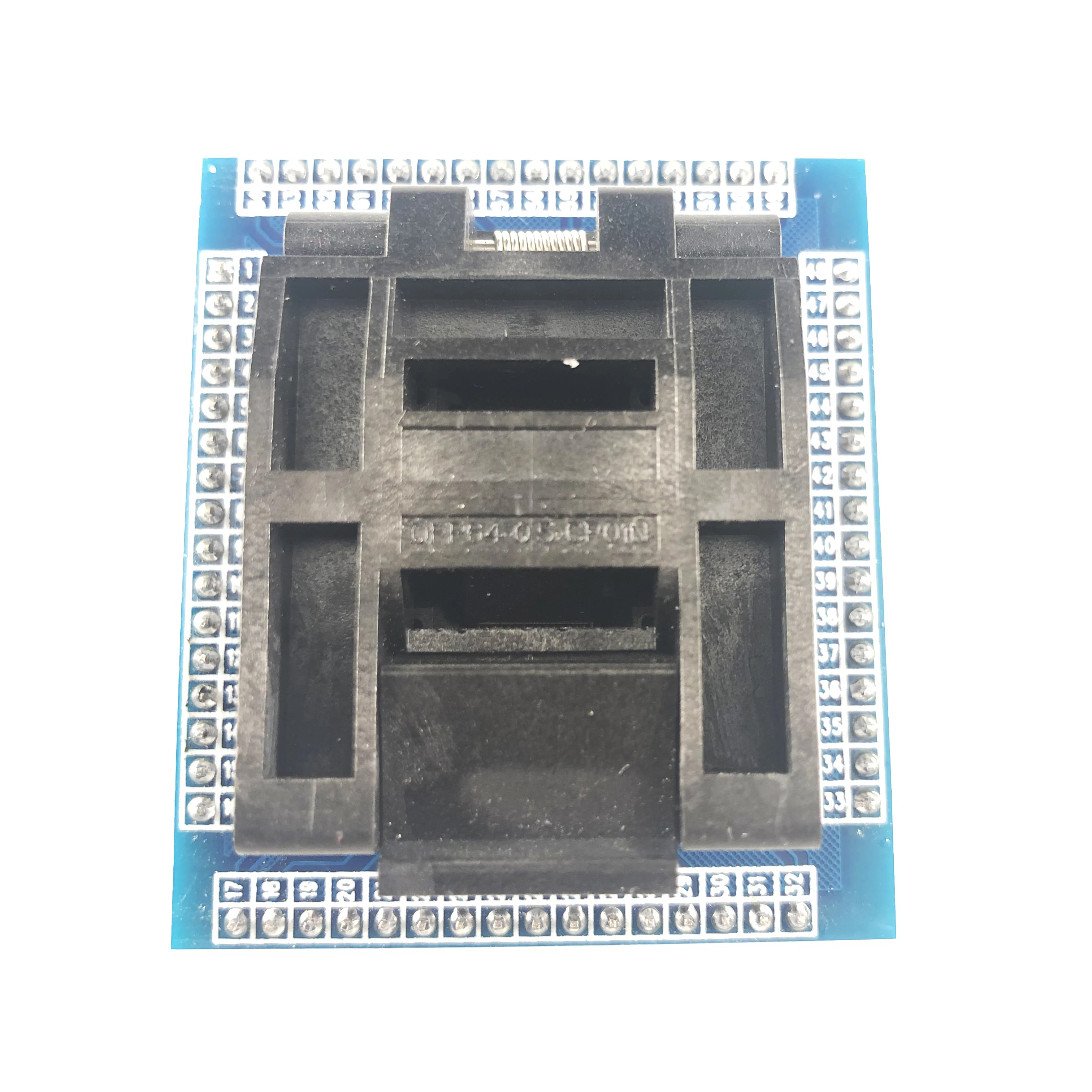 Программатор для QFP64 TQFP64 LQFP64 Pin Pitch 0 5 мм IC Размер корпуса 10x10 флэш тестовый адаптер
