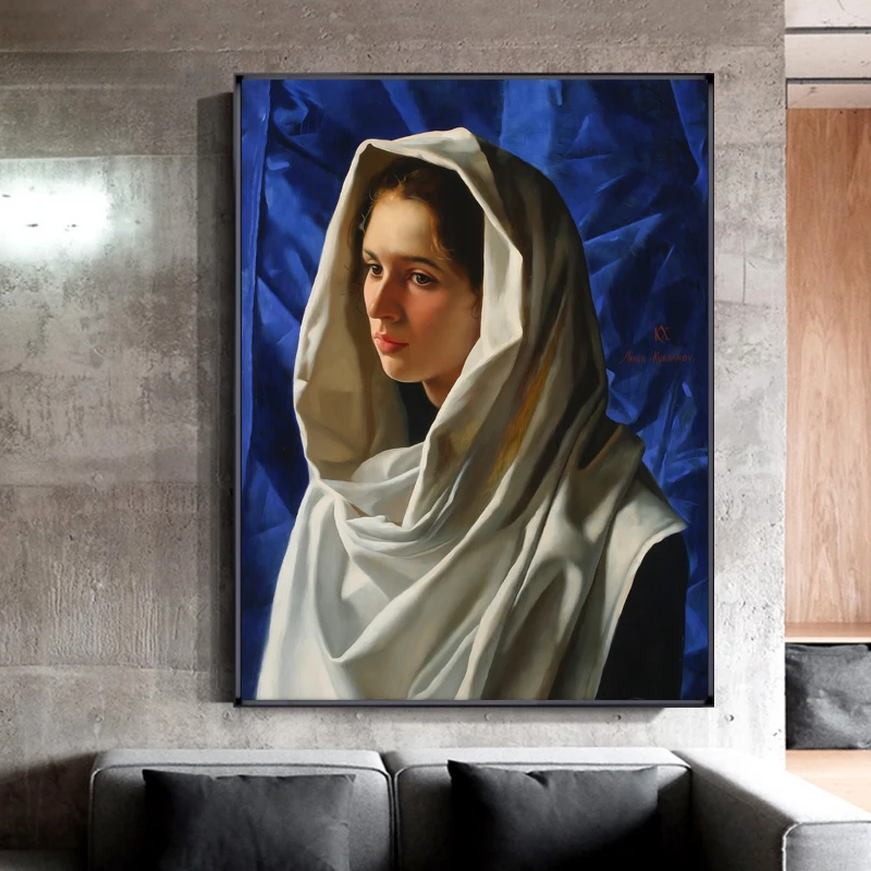 Женская Картина на холсте в стиле ретро настенные плакаты и принты вдохновение