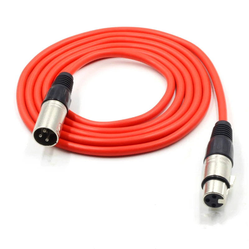 HLBY 3 Pin XLR микрофонный кабель для усилителя|Детали и аксессуары электрических