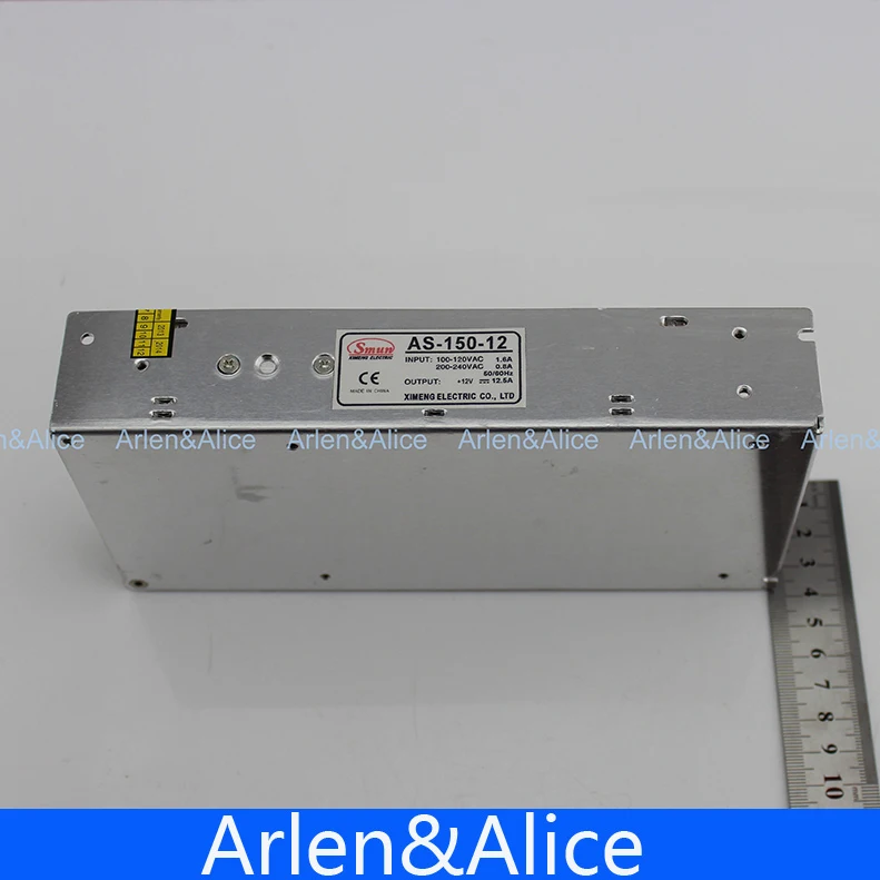 Источник питания с одним выходом 150 Вт 12 В а малый объем для светодиодной