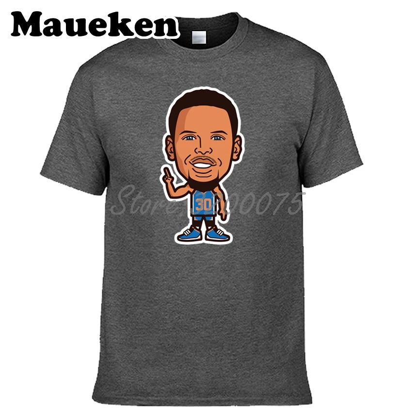 Мужская футболка с героями мультфильмов Chef Steph Curry 30 Футболка мужская круглым