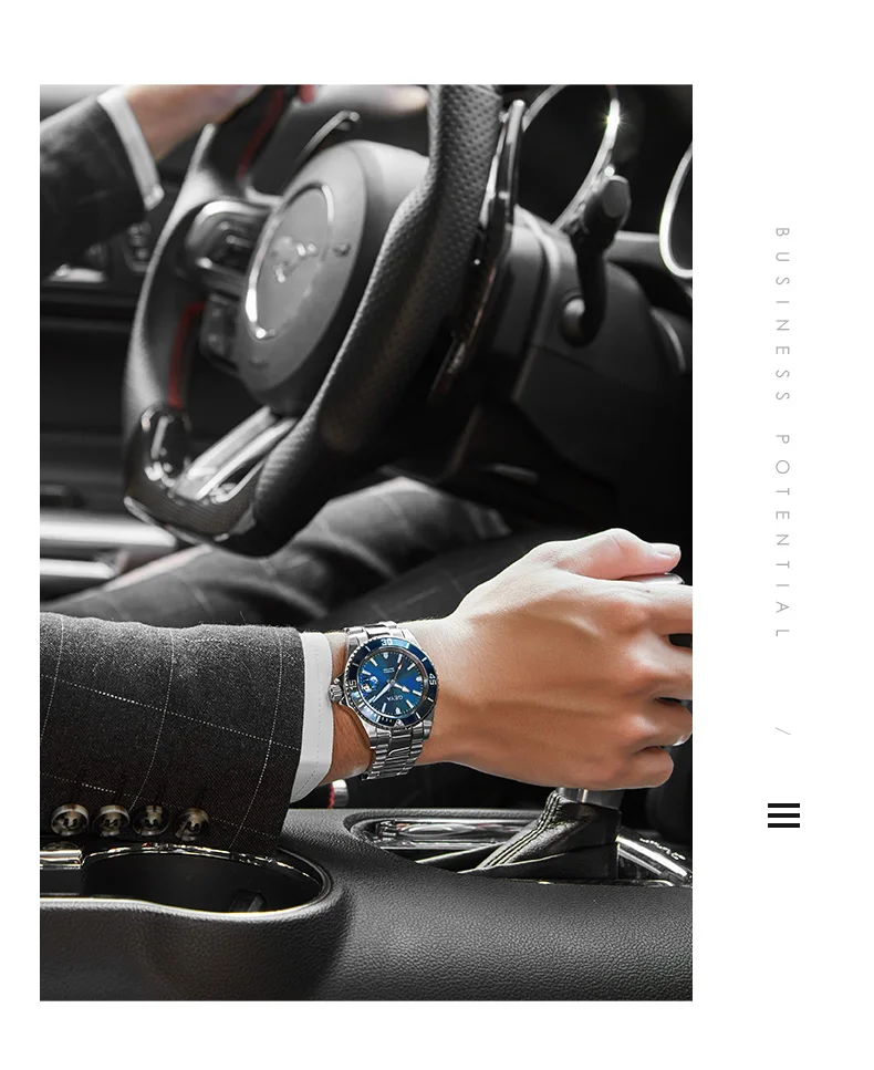 Geya Miyota мужские часы Submariner Diver RLX люксовый бренд Мужские часы зеленый светящийся сапфир автоматические механические наручные часы