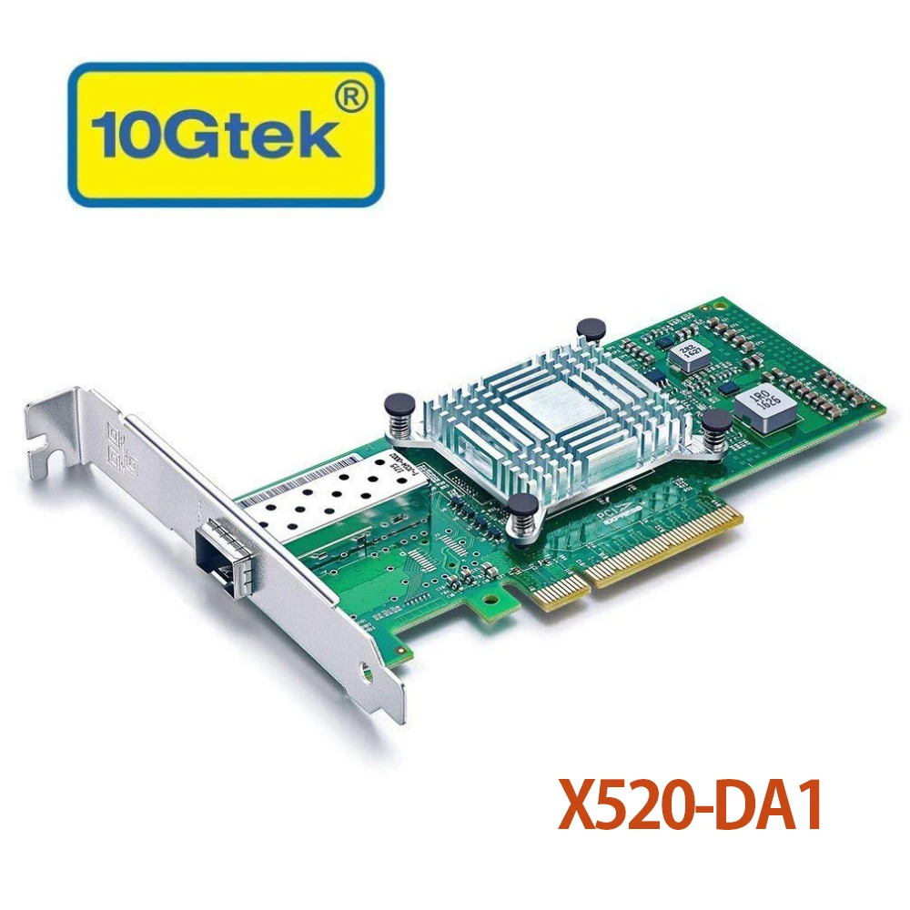 10Gtek Intel 82599ES чип 10 Гбит/с Ethernet сетевой адаптер (NIC) один SFP + порт PCI Express 2 0x8 такой же
