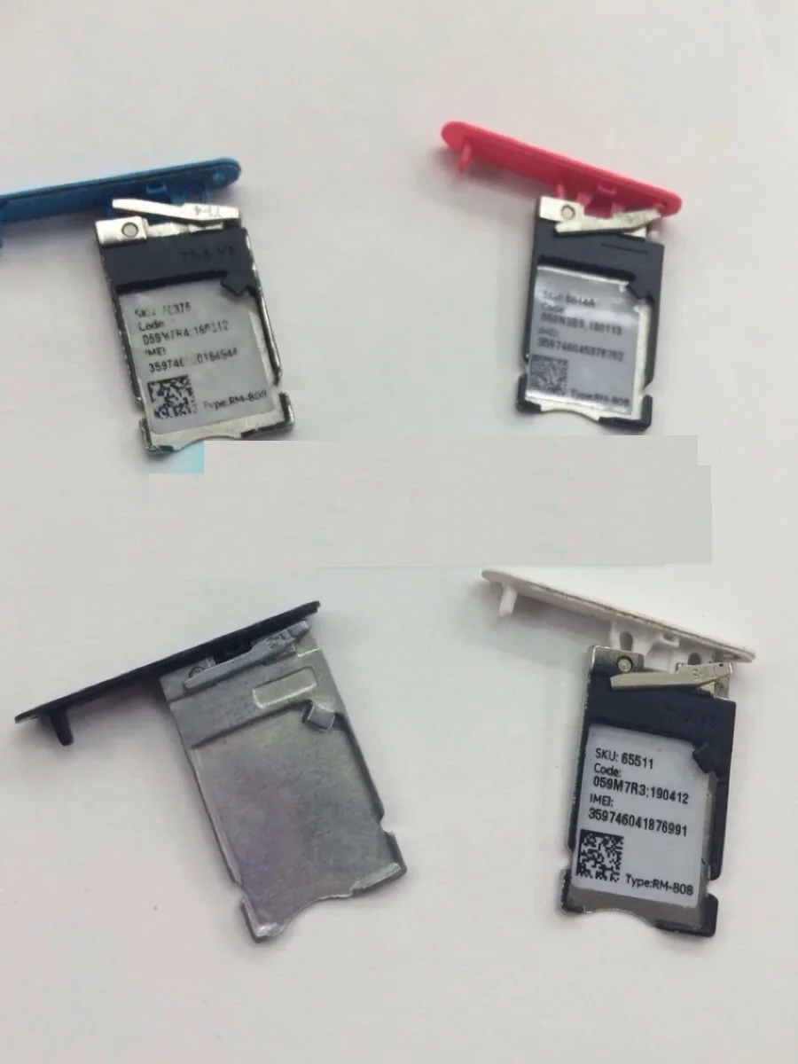 Черный белый синий цвет лоток для sim карты Замена Nokia Lumia 900|lumia card|tray simtray white |