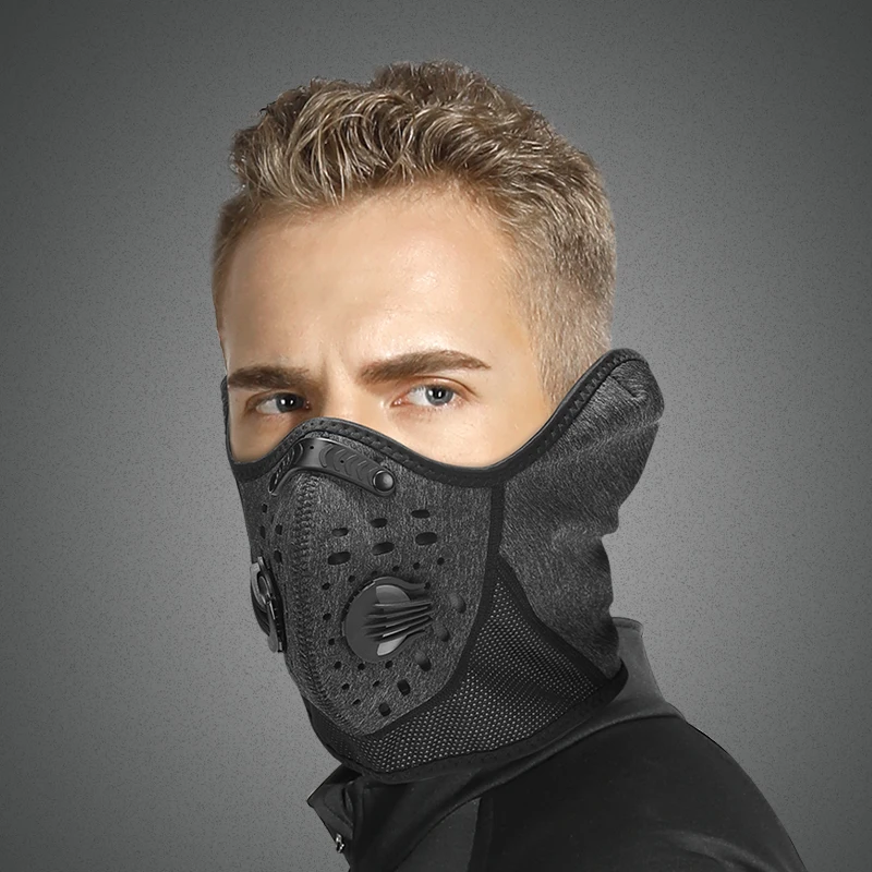 Быстросохнущая велосипедная маска PM2.5 Респиратор для бега фитнес-тренировки