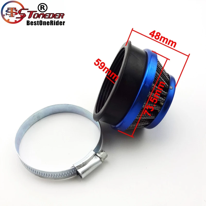 STONEDER Racing 60 мм воздушный фильтр клирнер для велосипед с двигателем на Газу 50 80cc 47cc