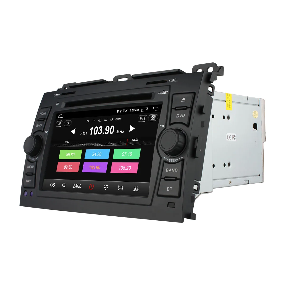 Ownice C500 4 Ядра Android 6.0 Dvd плеер Автомобиля GPS для Toyota Prado Land Cruiser 120 2003 2009 BT Г Радио 2 ГБ RAM
