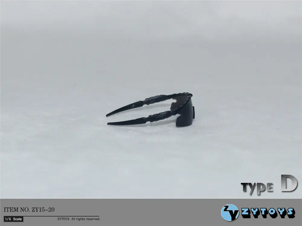4 шт./компл. 1/6 весы черные очки солнцезащитные очки ZY15-20 для 1" фигурки игрушечные аксессуары