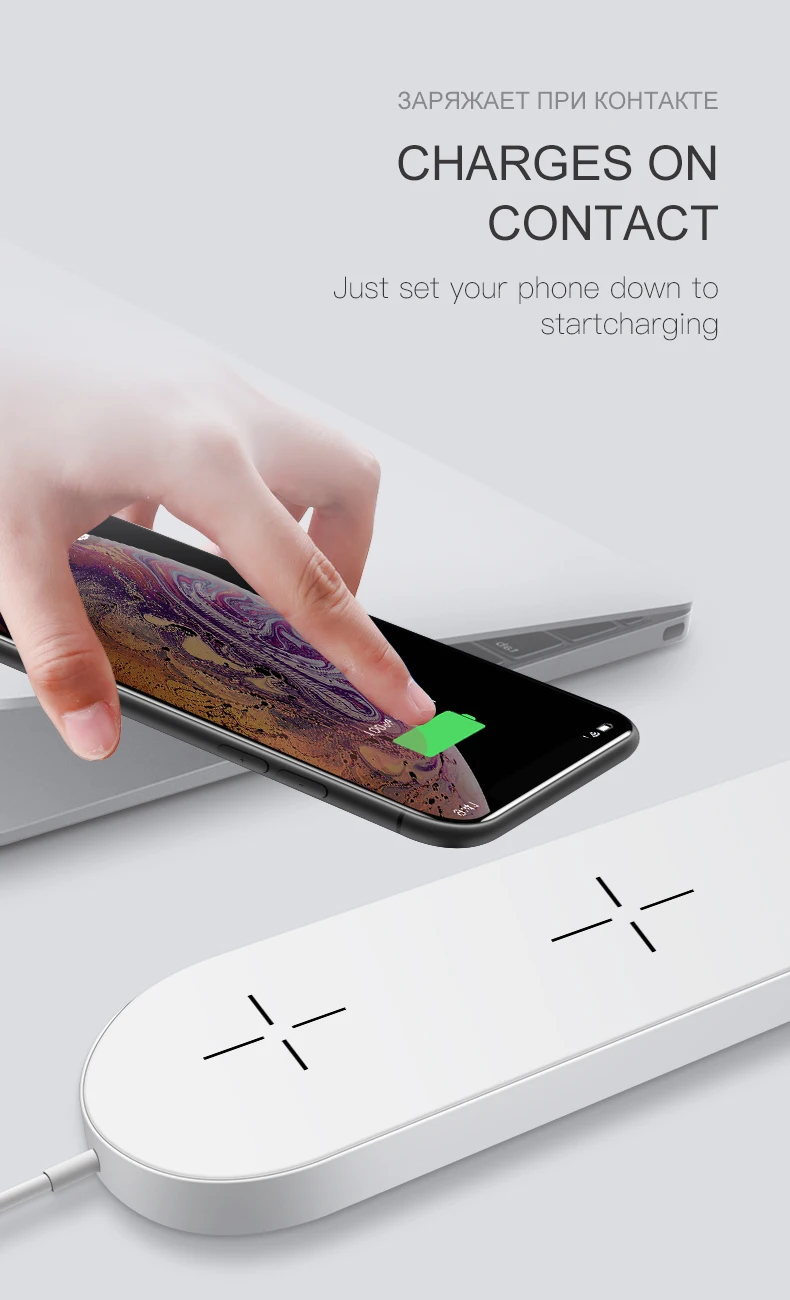 ESVNE 3 в 1 QI Беспроводное зарядное устройство для iPhone X Xr XS Max Быстрая зарядка для Apple Watch 1 2 3 4 AirPods зарядное устройство для samsung