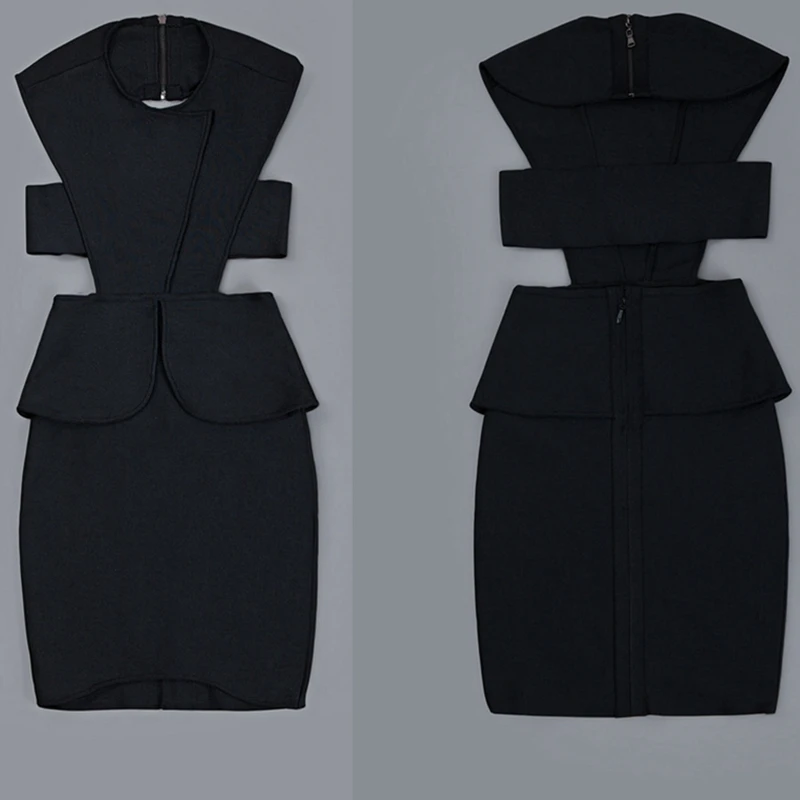 Пикантные Летние черные элегантные Для женщин без рукавов 2017 мода Круглая