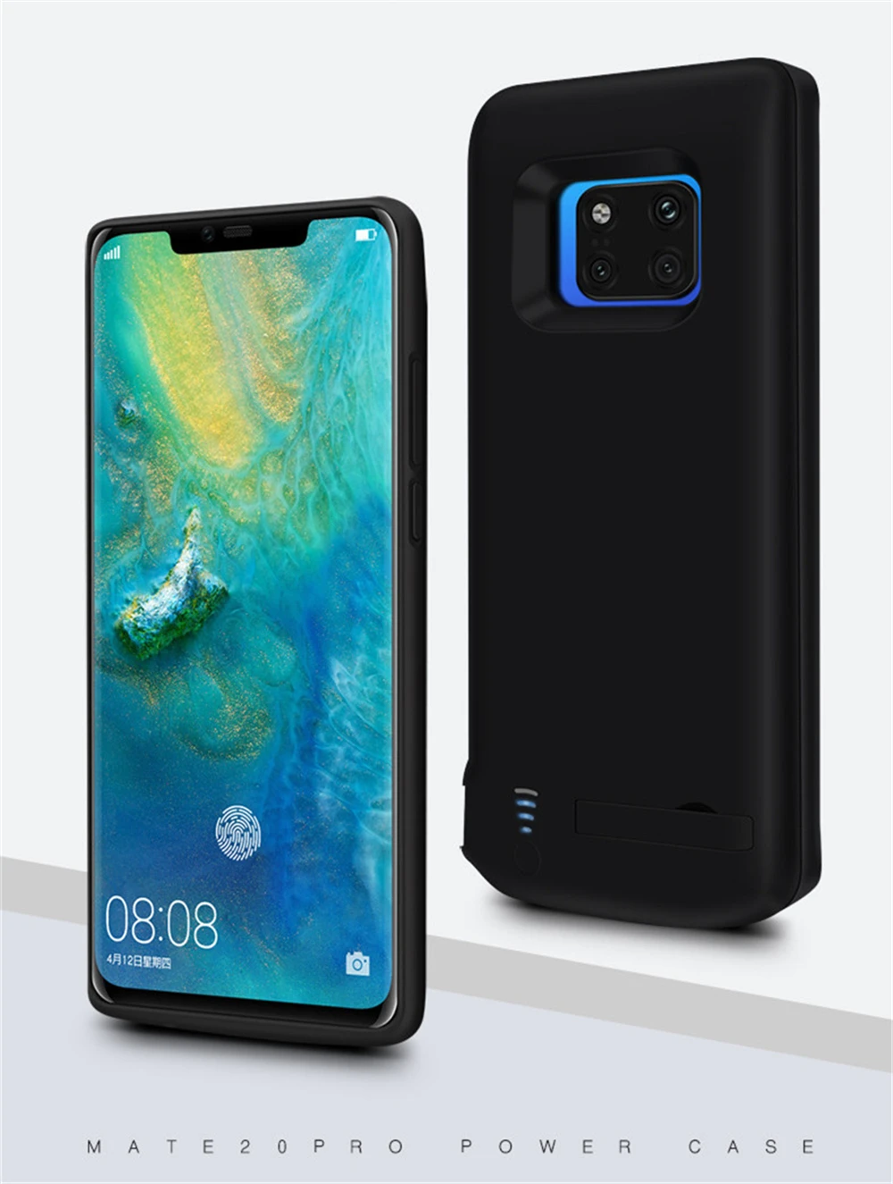 Чехлы для зарядки аккумуляторов 6000 мАч Huawei Mate 20 Pro силиконовый ударопрочный чехол