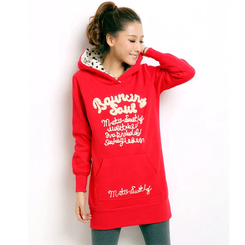 2018 осенний зимний женский с капюшоном Толстовка вышивкой головы длинным рукавом