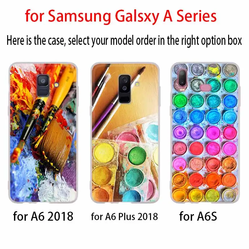 Палета для воды цвет Pinterest чехол Samsung Галактики A12/A20/A51/A70/A20s/A21s/A32/A50/A50s/A42/A52/A72 5G A8 A7 A6