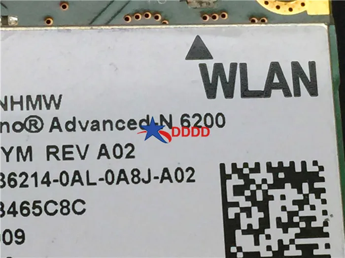 Оригинал для ноутбука Dell Latitude E6410 6200 Mini PCI Wifi беспроводная карта 622ANHMW 02GGYM