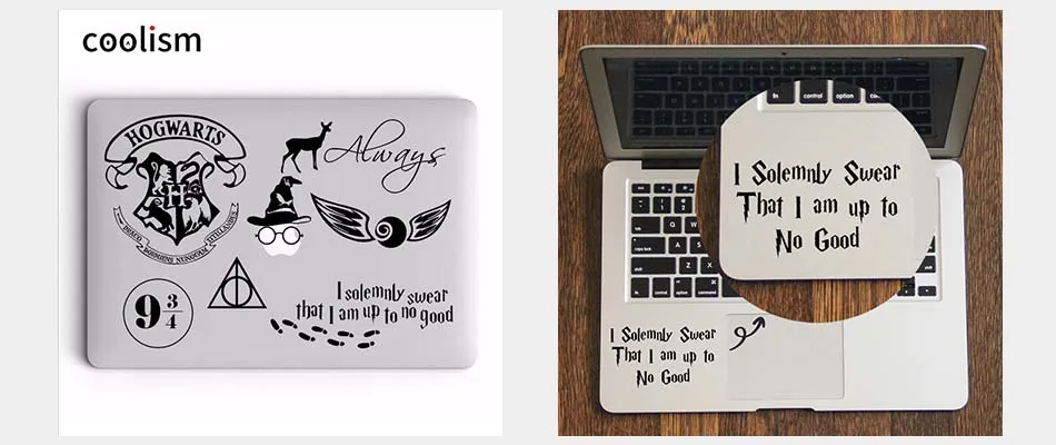 Наклейка для ноутбука Гарри/дементора/Снейпа/Дары смерти для Macbook Decal Pro Air retina 11 12 13 14 15 дюймов Mac Book notebook