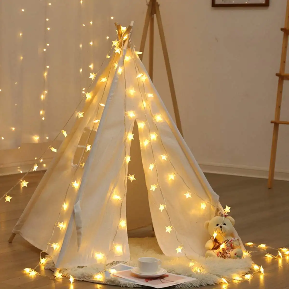 5 Тип большая палатка teepee дети хлопок холст ролевые игры дом мальчик девочки Wigwam подарок игровой дом Индия палатка-вигвам
