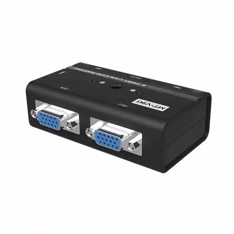 MT 260KL 2 порта KVM переключатель управления хоста ПК по 1 набору USB клавиатуры мыши и