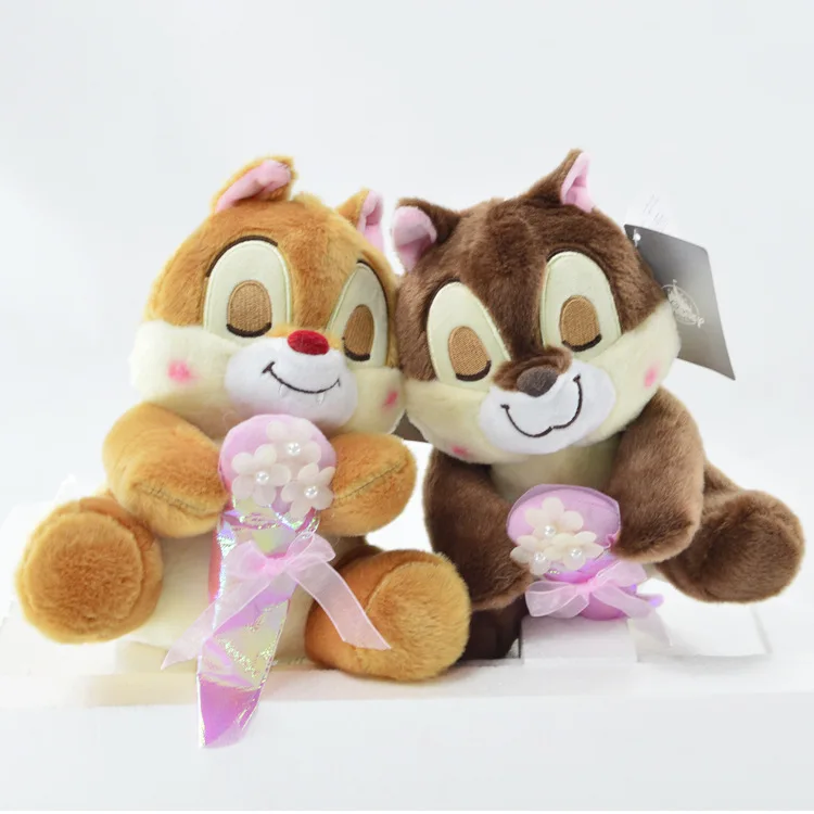 Дисней картон частный Плуто Chipmunk Brother чип и Дейл 25*20 см мини плюшевая кукла