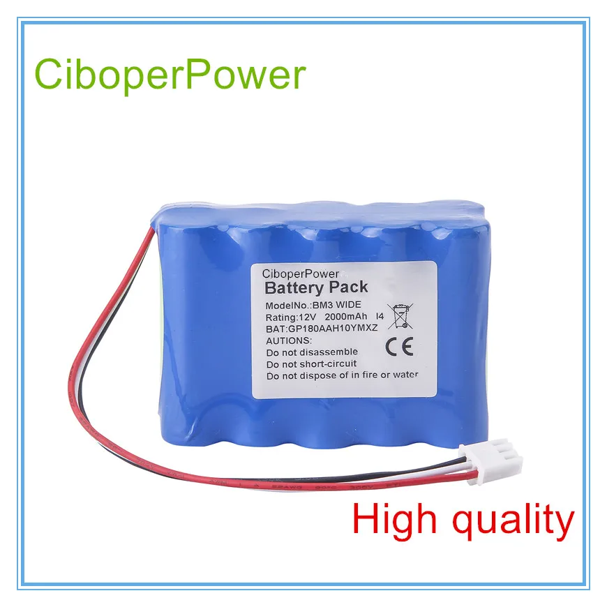 Инфузионный насос Замена батареи для 2000mAh жизненных знаков монитор батарея BM3 VET