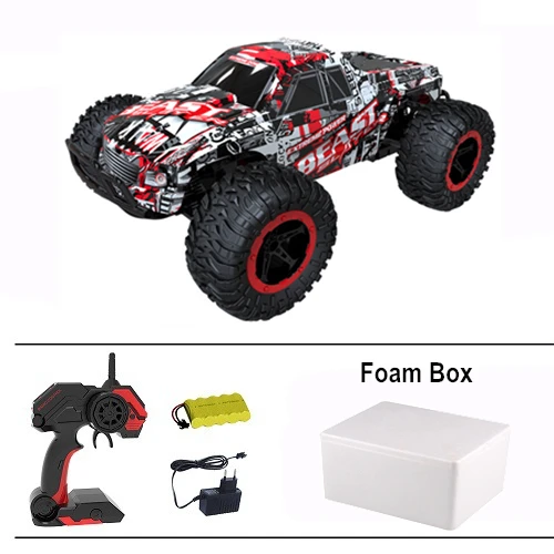 2,4 ГГц пульт дистанционного управления RC автомобили Bigfoot Monsters Rock подъемник высокая скорость внедорожный пульт дистанционного управления автомобиля игрушки - Цвет: 6517-R