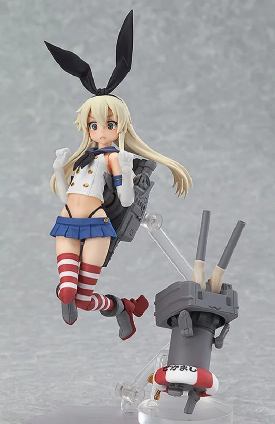 Коллекция аниме Kantai, 15 см, Shimakaze Figma 214, ПВХ фигурки, игрушки, аниме фигурки, игрушки для детей, рождественские подарки