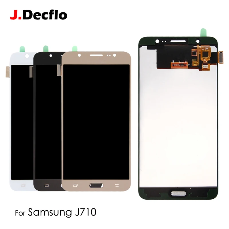 ЖК дисплей Дисплей для samsung Galaxy J710 J7 2016 J710F J710M J710FN кодирующий преобразователь
