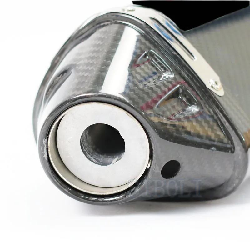 Универсальный глушитель выхлопных газов для мотоцикла 36-51 мм из углеродного