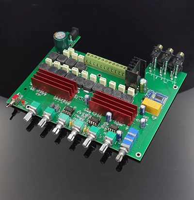 board Bluetooth Высокая мощность домашний кинотеатр Bluetooth усилитель 4 шт. TPA3116 5,1 объемный звук 6 каналов SW 100 Вт+ 50 Вт* 5 усилитель Регулировка тона - Цвет: board Bluetooth
