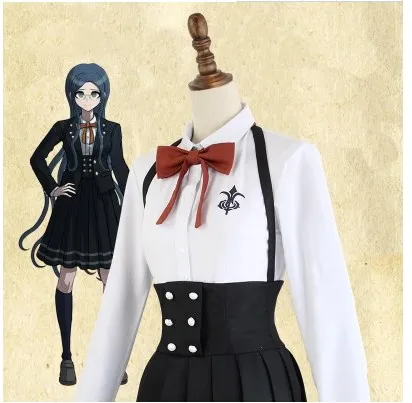 Новинка Аниме Danganronpa V3 Shirogane Tsumugi оригинальное издание JK униформа косплей костюм Женский Хэллоуин запасы парик волосы