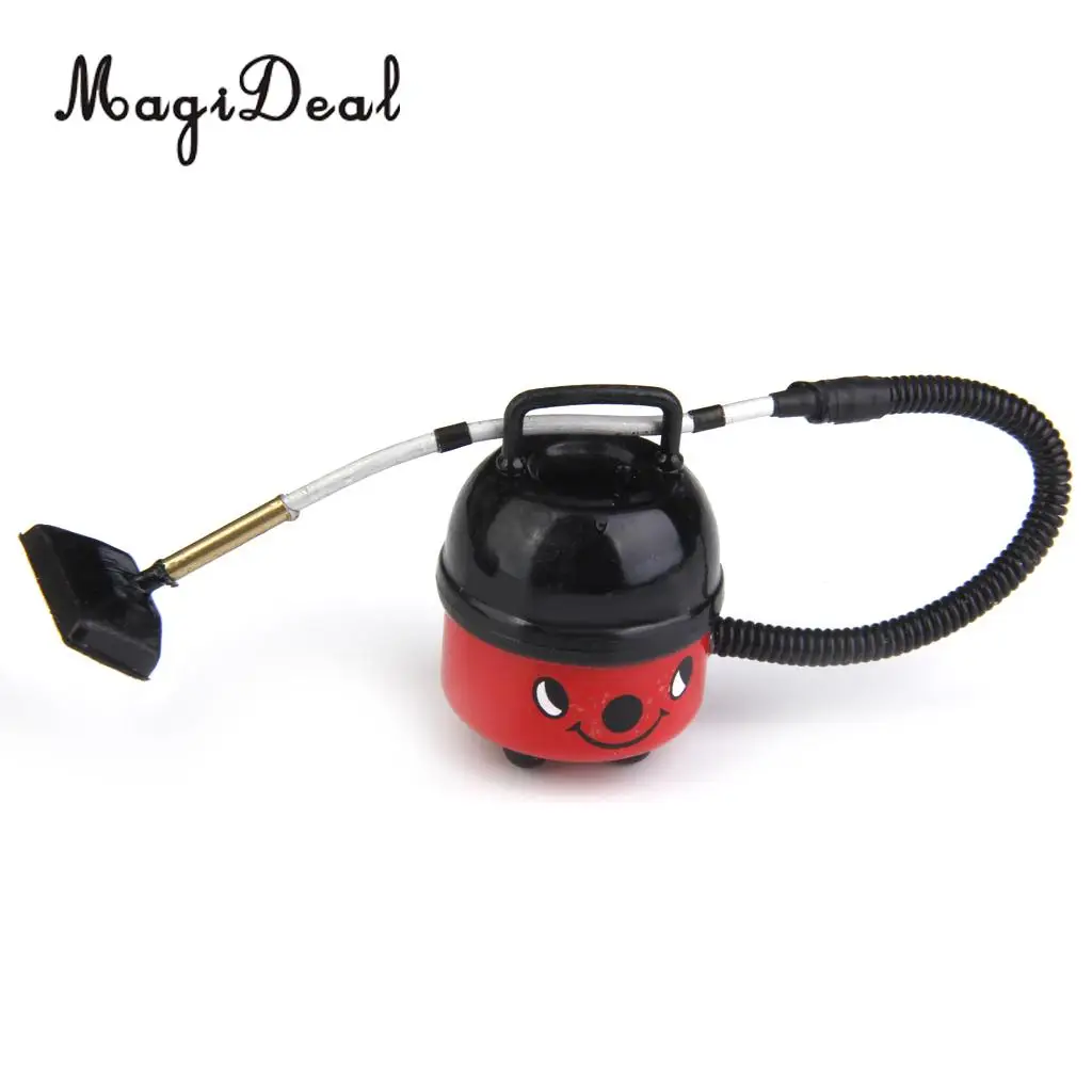 MagiDeal 1 шт. пластиковый милый пылесос кукольный домик Миниатюрный 1/12 для ванной комнаты гостиной спальни детской ролевой игры мебель игрушка