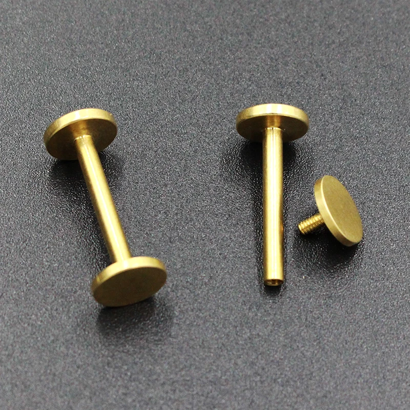 1 шт. купол искусственная кожа металл ремесло твердый винт заклепка