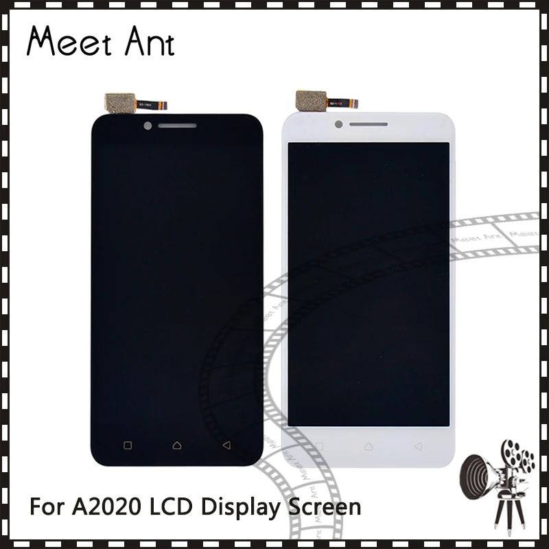 Высококачественный ЖК-дисплей 10 шт./лот 5 0 ''для Lenovo A2020 с сенсорным экраном и