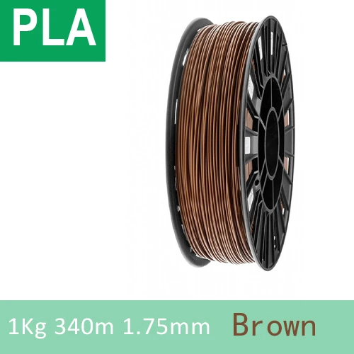 Дерево/PETG/TPU = FLEX/нейлон/TABS Филамент пластик YOUSU для 3d принтера ANET ENDER/1 кг 340 м/диаметр 1,75 мм/ из города - Цвет: PLA Brown 1kg