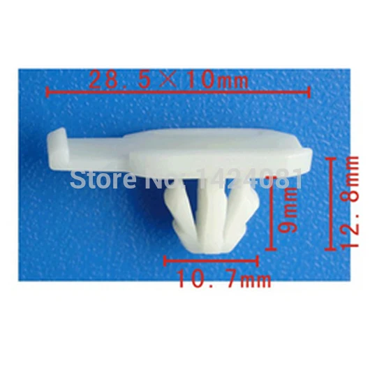 

100x OEM for VW Nylon Rocker Panel Moulding Clip 28.5x10x11mm Touareg 7L0-839-069 7L0839069 Touareg 2005-2010