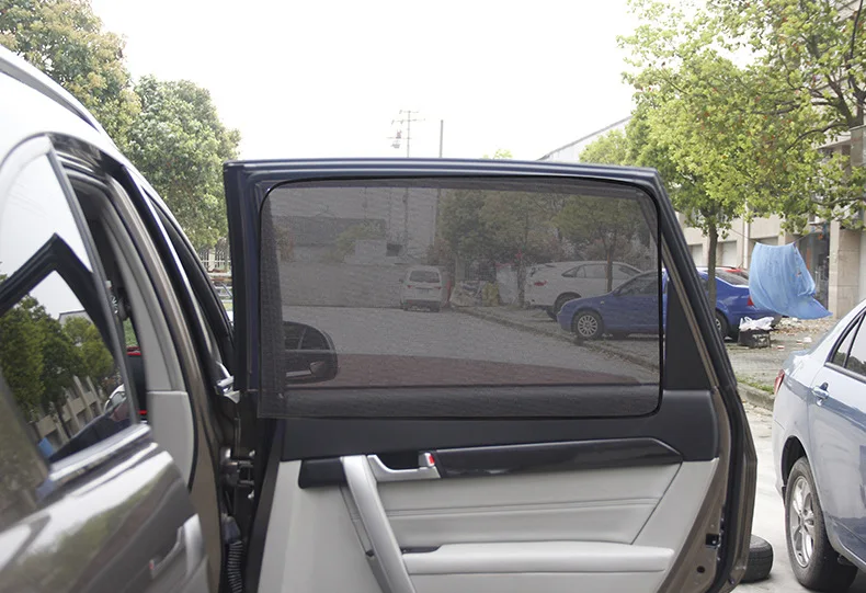 Summer Thickened Mesh Car Sun Shade Car Magnetic Curtain Sun Shade UV Protection Side Window Mesh Sun Visor