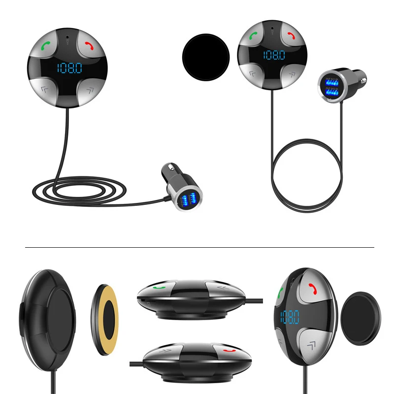Bluetooth 4 2 автомобиля 5 V 3.4A Dual USB Зарядное устройство автомобильный аудио-музыки Mp3