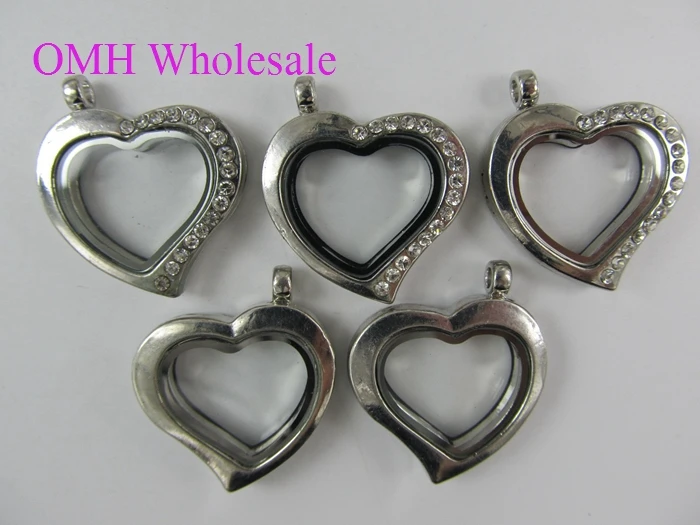 Ожерелье OMH из тибетского серебра с подвеской в виде сердца 18 карат |