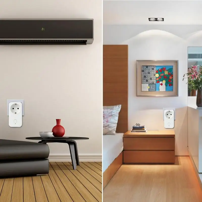 ЕС Wi-Fi Smart Plug умная розетка переключатель работы с Amazon Alexa голос Функция времени