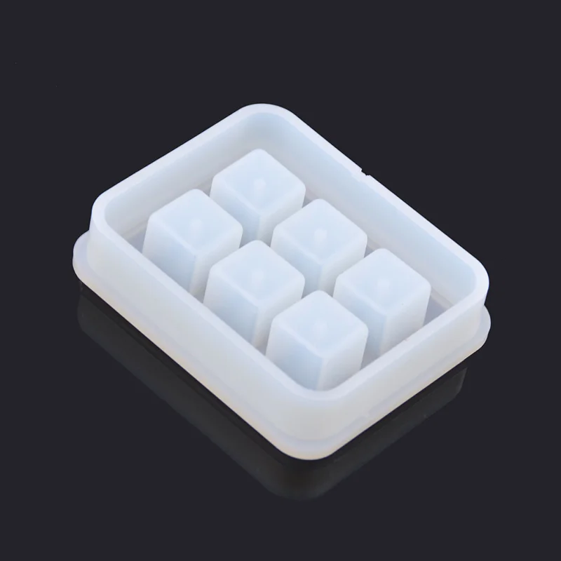 Новинка прозрачная прямоугольная силиконовая форма Chzimade бусины квадратный шар 6