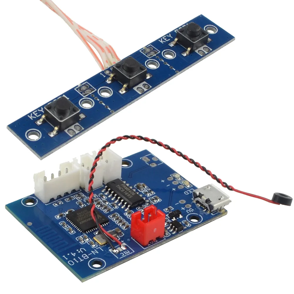 5Wx2 двухканальный Bluetooth 4,1 Стерео Аудио Усилитель мощности доска DIY Kit 12002472