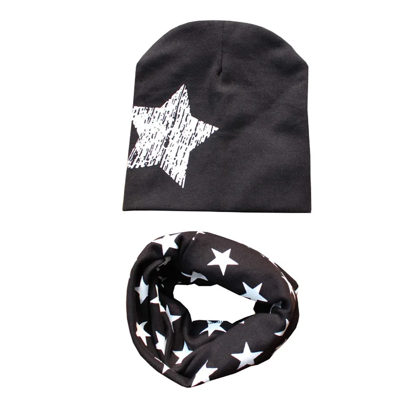 Детская шапка бини с мультяшным принтом на осень/зиму|cap scarf|boys beaniechildren cap |