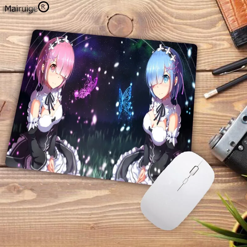 Большая Акция Rem Re Zero Anime Girl прочный коврик для мыши Аниме версия Коврик Мыши