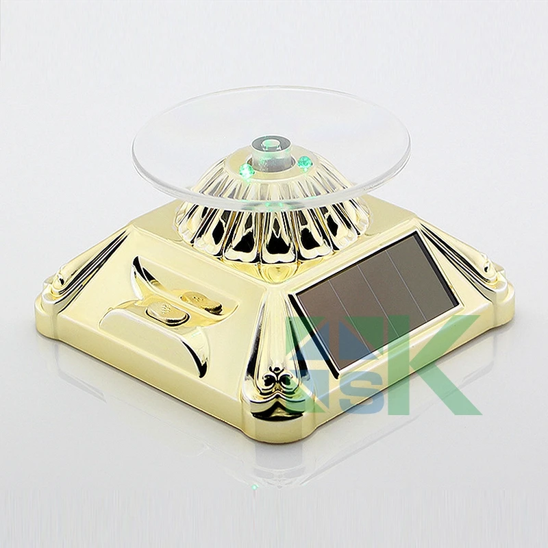 1 шт. вращающийся на солнечной батарее дисплей для монет подставка держатель со