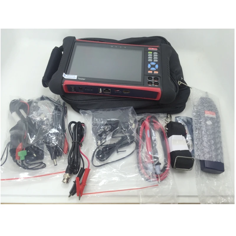 Wanglu H.265 4K 8MP камера тестер X7 TVI CVI AHD SDI CVBS ip-камера Тестер CCTV тестер монитор с TDR, кабель tracer, мультиметр