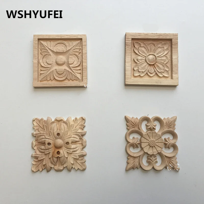 WSHYUFEI 8 см x украшения для резьбы по дереву 15 шт./лот украшение дома аксессуары