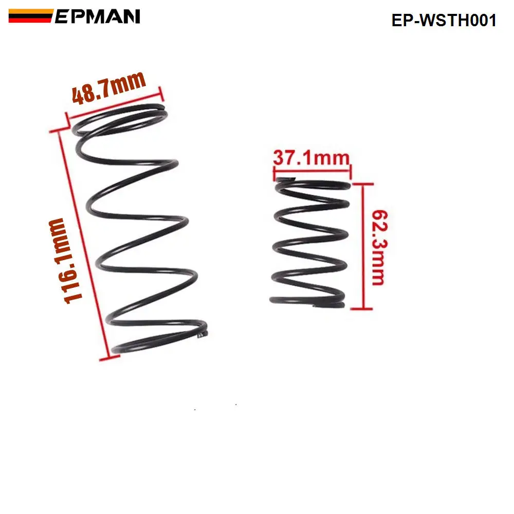 

38MM TURBO EXTERNAL WASTEGATE WG SPRING COATED REPLACEMENT 14 PSI/8PSI 1BAR FOR TURBO SMART EP-WSTH001