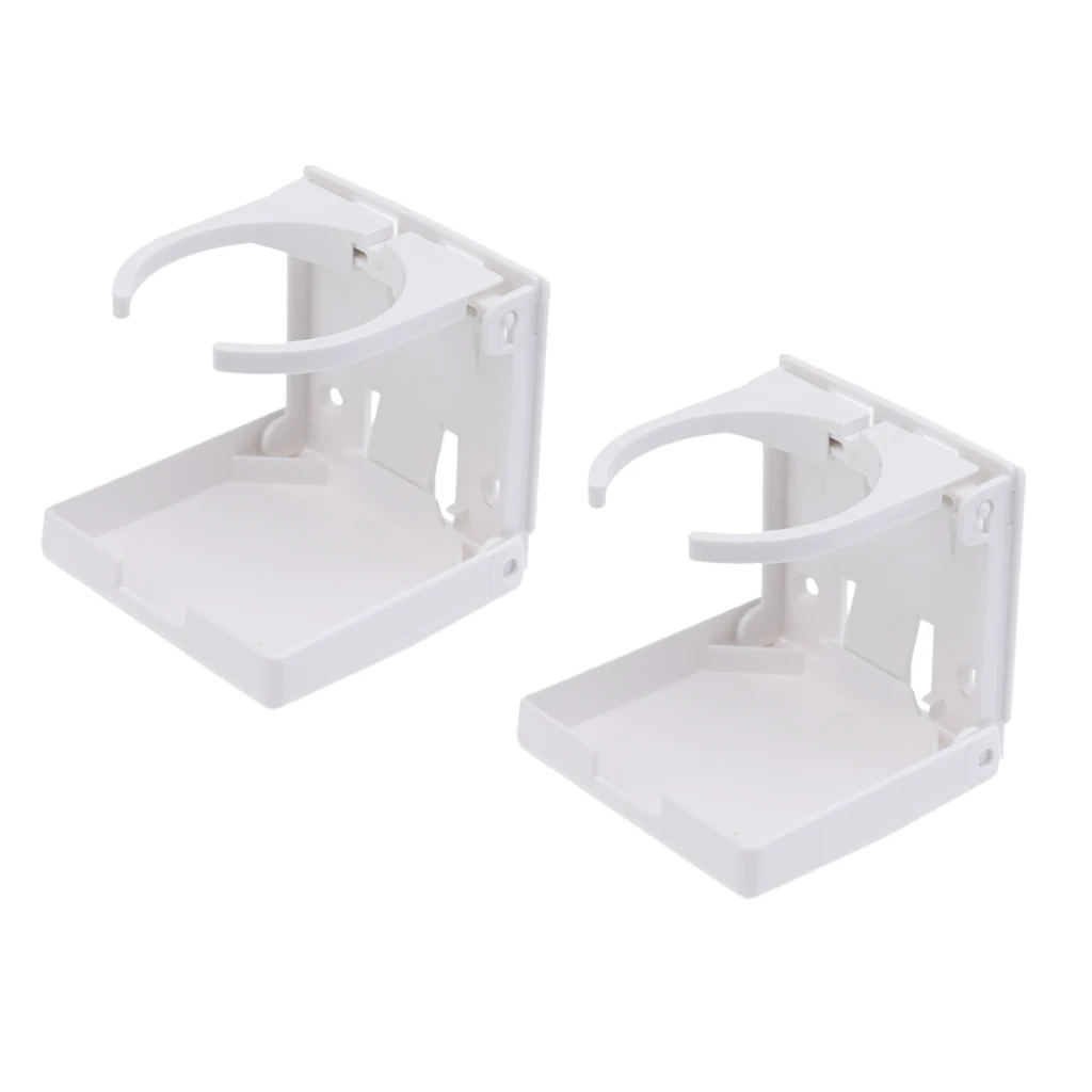 2 шт. регулируемые складные белые нейлоновые держатели для напитков