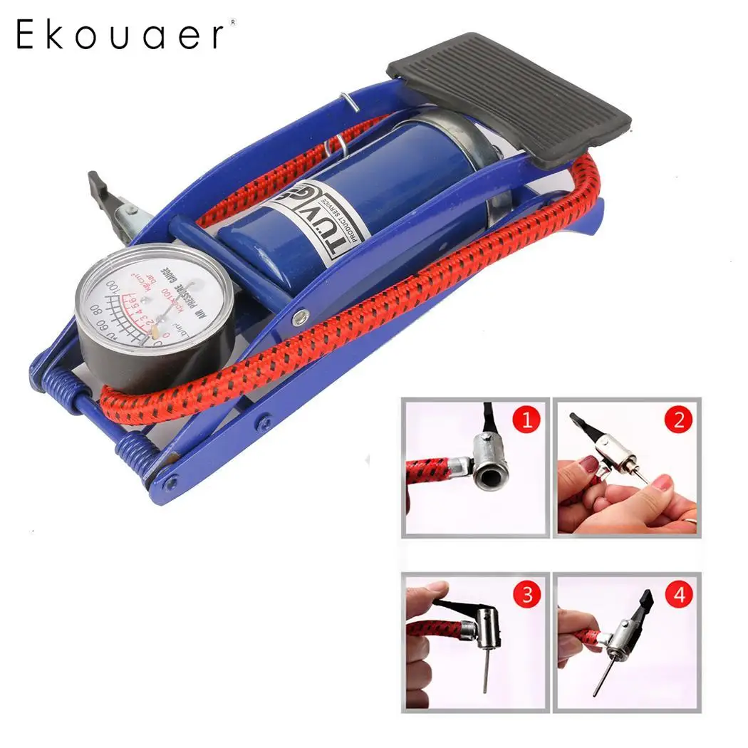 Велосипедный горный велосипед Алюминиевый сплав ножной воздушный насос