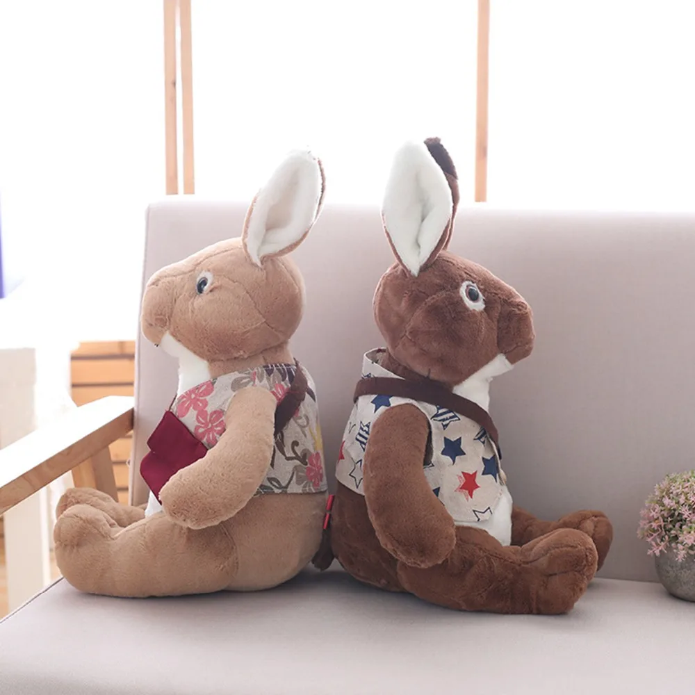 Бесплатная Прямая поставка 25 см милые плюшевые кенгуру чучела животных Мягкие